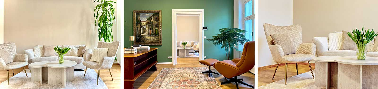 Praxisraum Natalie Michulec Psychotherapie Korneuburg